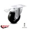 Service Caster 4 Inch Phenolic Wheel Swivel Top Plate Caster with Total Lock Brake SCC SCC-TTL20S414-PHS - alternate 6
